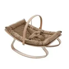 Baby When Mother's Hug Wooden Gold ხის მექანკური სარწეველა