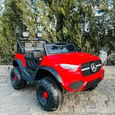Mercedes Jeep Car Red - ელექტრო მანქანა