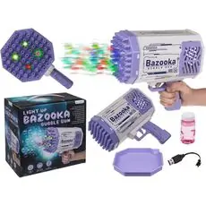 Bubble Gun with LED Bazooka - საპნის ბუშტების თოფი