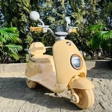 Vintage Motorcycle Light Brown - ელექტრო მოტოციკლი