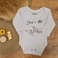 Dad + Me Bodysuit - ჩვილის ბოდე