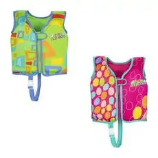 Bestway 32177 Swim Safe Aquastar Fabric Swim Vest  M/L - გასაბერი ჟილეტი