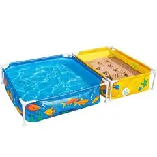 Bestway 561CF My First Frame Pool And Sandpit - კარკასული აუზი და ქვიშის აუზი