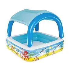 Bestway 52192 Beach Buddy Shaded Play Pool - გასაბერი აუზი