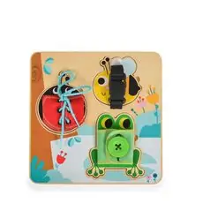 Tooky Toy Basic Skills Board TH942 - ხის განსავითარებელი სათამაშო
