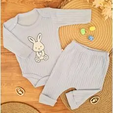 Big Bunny 2 In 1 Set - ჩვილის სამოსის ნაკრები