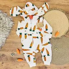 Yummy Carrots Romper - ჩვილის რომპერი