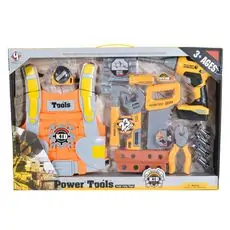 Yue Qiang Tool set with drill/ box T015B - სათამაშო ინსტრუმენტები
