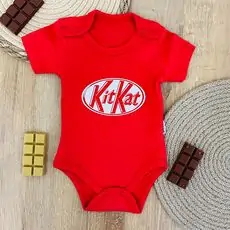 Bodysuit Kit Kat Red ჩვილის ბოდე