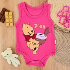 Vinnie The Pooh With Honey Bodysuit - ჩვილის ბოდე