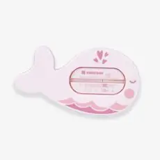 KikkaBoo Bath thermometer Whale Pink - აბაზანის თერმომეტრი