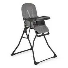Cangaroo High Chair Waffle Grey - საკვები სკამ-მაგიდა