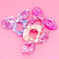 Girabrilla Puffer Scrunchies - საბავშვო თმის აქსესუარი