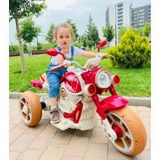 Vintage Harley Motorcycle Pink - ელექტრო მოტოციკლი