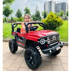 Toyota Sport Jeep 4x4 Red - ელექტრო მანქანა