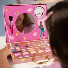 Pink it Selfie Ring Suitcase - საბავშვო კოსმეტიკის ნაკრები