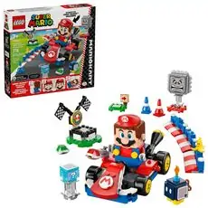 Lego Super Mario 72043 Mario Kart™ – Interactive LEGO® Mario™ & Standard Kart