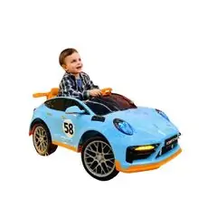 Porsche Car Blue - ელექტრო მანქანა
