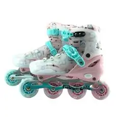 Inline Roller Skates With Light M/35-38/ - როლიკები