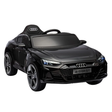 Audi Sport Car Black - ელექტრო მანქანა კაუჩუკის საბურავებით