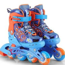 Inline Roller Skates With Wings And Light M/35-38/ - როლიკები