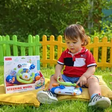 Baby Yard Interactive Educational Baby Steering Wheel - განსავითარებელი სათამაშო