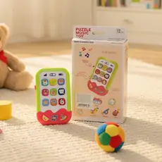 Baby Yard Learning Smart Phone With Light And Sound - განსავითარებელი სათამაშო მობილური