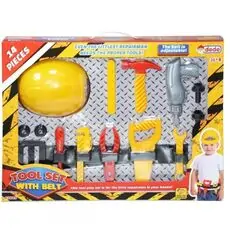 Dede TOOL SET WITH BELT  03649 სათამაშო ინსტრუმენტების ნაკრები