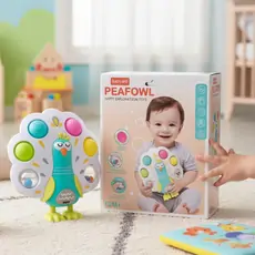 Baby Yard Peacock Fidget Popper Sensory Toy - განსავითარებელი სათამაშო
