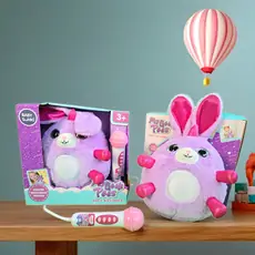My Little Pets Soft And Cuddle Rabbit With Music And Microphone - სათამაშო ფუმფულა კურდღელი მიკროფონით