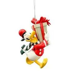 Donald With Vintage Scarf 3D Hanging Decoration - ნაძვის ხის სათამაშო