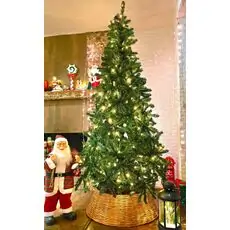 Christmas Tree 240 CM With Lights საახალწლო ნაძვის ხე განათებით