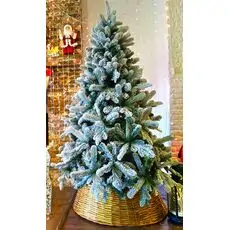 Christmas Tree 180 CM PE + PVC Snow-Covered - ნაძვის ხე, დათოვლილი, შერეული სილიკონის წიწვებით