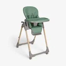 KikkaBoo Highchair Olive Mint - საკვები სკამ-მაგიდა