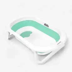 KikkaBoo Foldable Bathtub Fiji Mint ჩვილის დასაკეცი აბაზანა