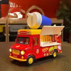 Drinks Pull Back Truck - სათამაშო მექანიკური მანქანა