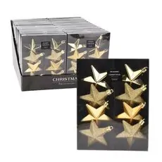 Gold Star Christmas Hanging Decoration - ნაძვის ხის სათამაშო