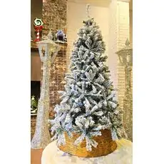 Christmas Tree 180 CM Snow-Covered საახალწლო ნაძვის ხე დათოვლილი ტოტებით