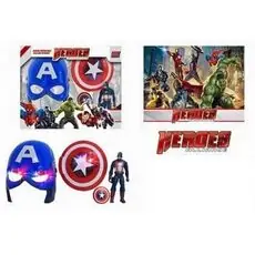 Captain America Mask Set - კაპიტანი ამერიკის ნიღაბი
