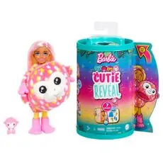 Barbie Cutie Reveal Chelsea Doll Jungle Series თოჯინა ფერის ტრანსფორმაციით