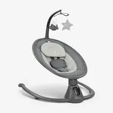 KikkaBoo Swing Twiddle Grey საბავშვო ელექტრო შეზლონგი
