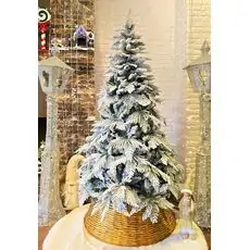 Christmas Tree 180 CM PE + PVC Snow-Covered - დათოვლილი ნაძვის ხე შერეული სილიკონის წიწვებით