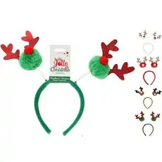 Reindeer Collar Headband საახალწლო თმის აქსესუარი
