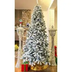 Christmas Tree 240 CM Snow-Covered - საახალწლო ნაძვის ხე დათოვლილი ტოტებით