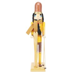 Nutcracker Christmas Decoration Yellow - საახალწლო დეკორაცია მაკნატუნა