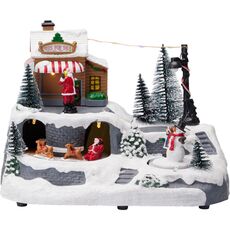 Christmas Village With Led - საახალწლო აქსესუარი განათებით