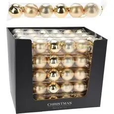 Christmas Hanging Decoration Ball Gold - ნაძვის ხის სათამაშოები