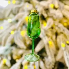 Champagne Glass Hanging Decoration - ნაძვის ხის სათამაშო