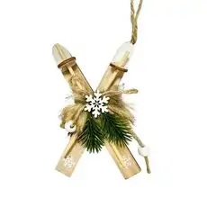 Christmas Wooden Hanging Decoration - ნაძვის ხის სათამაშო