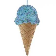 Large Ice Cream Cone Hanging Decoration - ნაძვის ხის სათამაშო